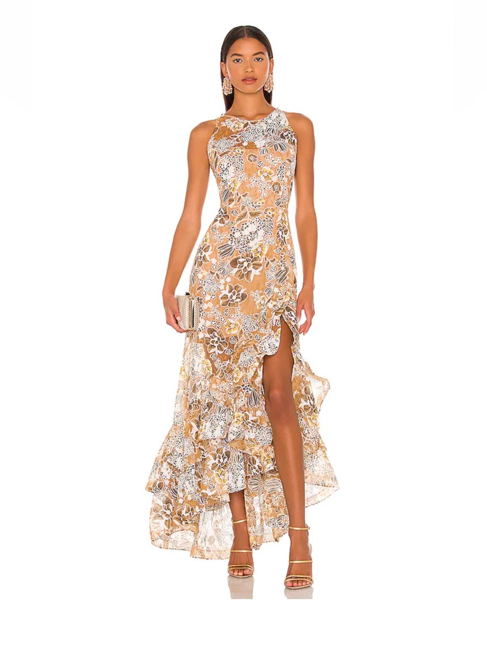 Bronx banco Sicilia Ruffle Dress in Multi